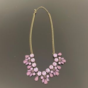 J crew purple statement necklace